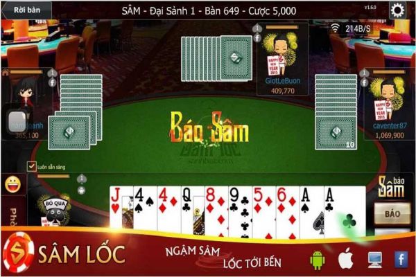 Sâm Lốc tại SunWin - Hướng dẫn cách chơi tỷ lệ thắng cao luật chơi sâm lốc sunwin