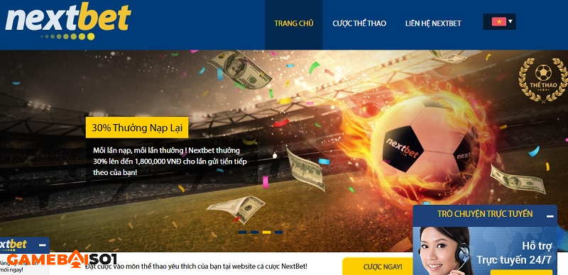 NextBet - Nhà cái số 1 Việt Nam - Link truy cập mới nhất 2022 Nhà cái trực tuyến với vị thế hàng đầu thị trường Châu Á hiện nay