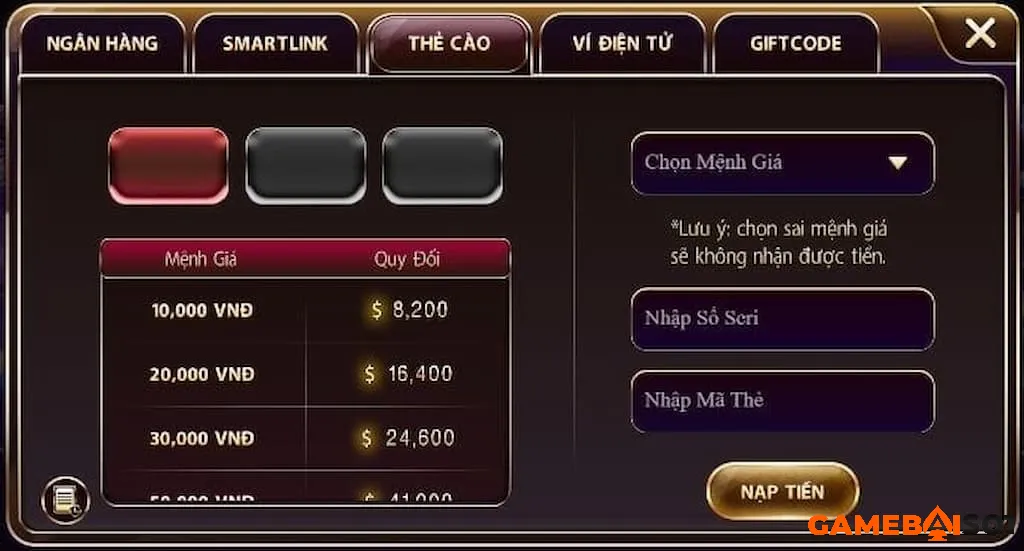 NẠP RÚT TIỀN ZOWIN - CỔNG GAME ZOWIN